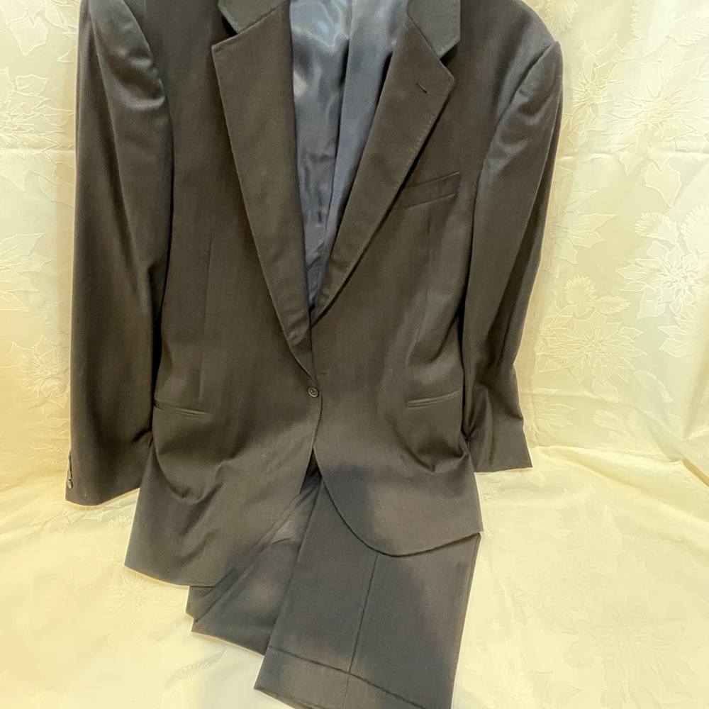 Armani Dark Pinstripe Suit - Picture 3 of 11